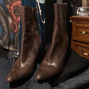 Nine West heeled booties